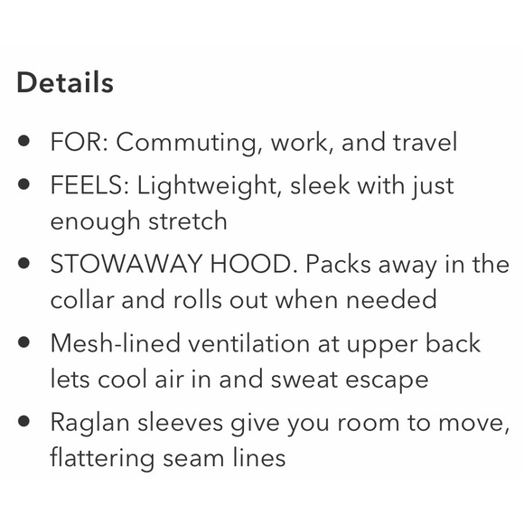 Athleta Drip Drop Jacket SZ 1X - NWT - White - Picture 9 of 15